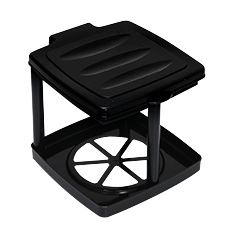 Multi height waste bin k0048