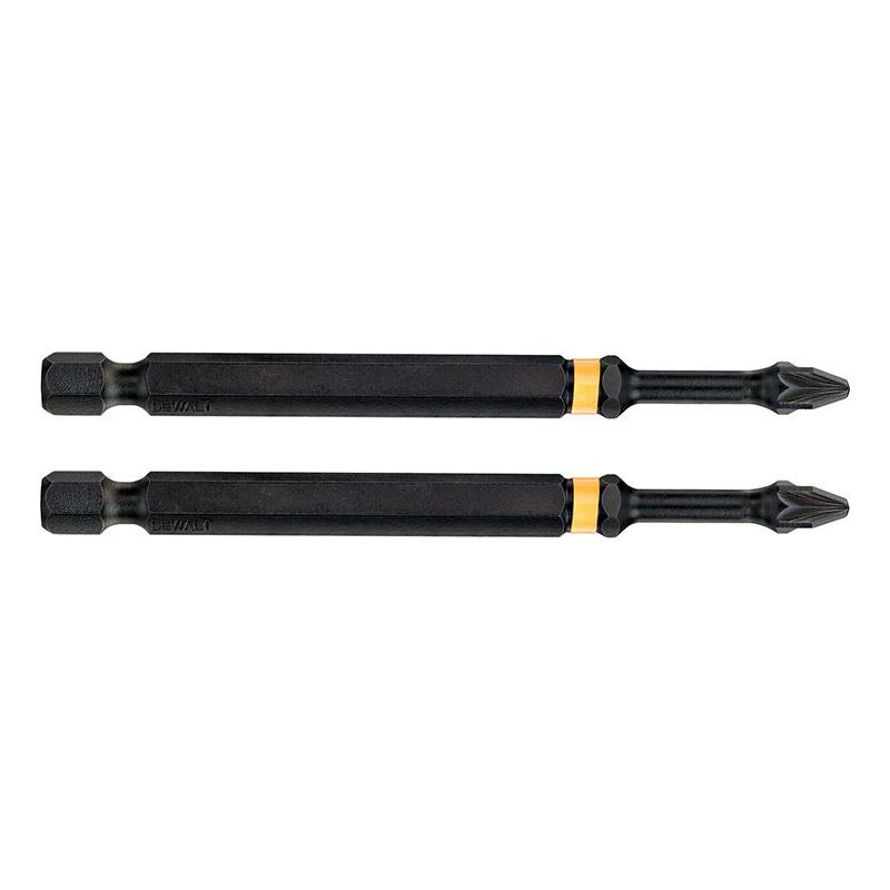 Dewalt Power Tools Extreme Impact Torsion Bits PZ2 x 85mm (Pack 2)