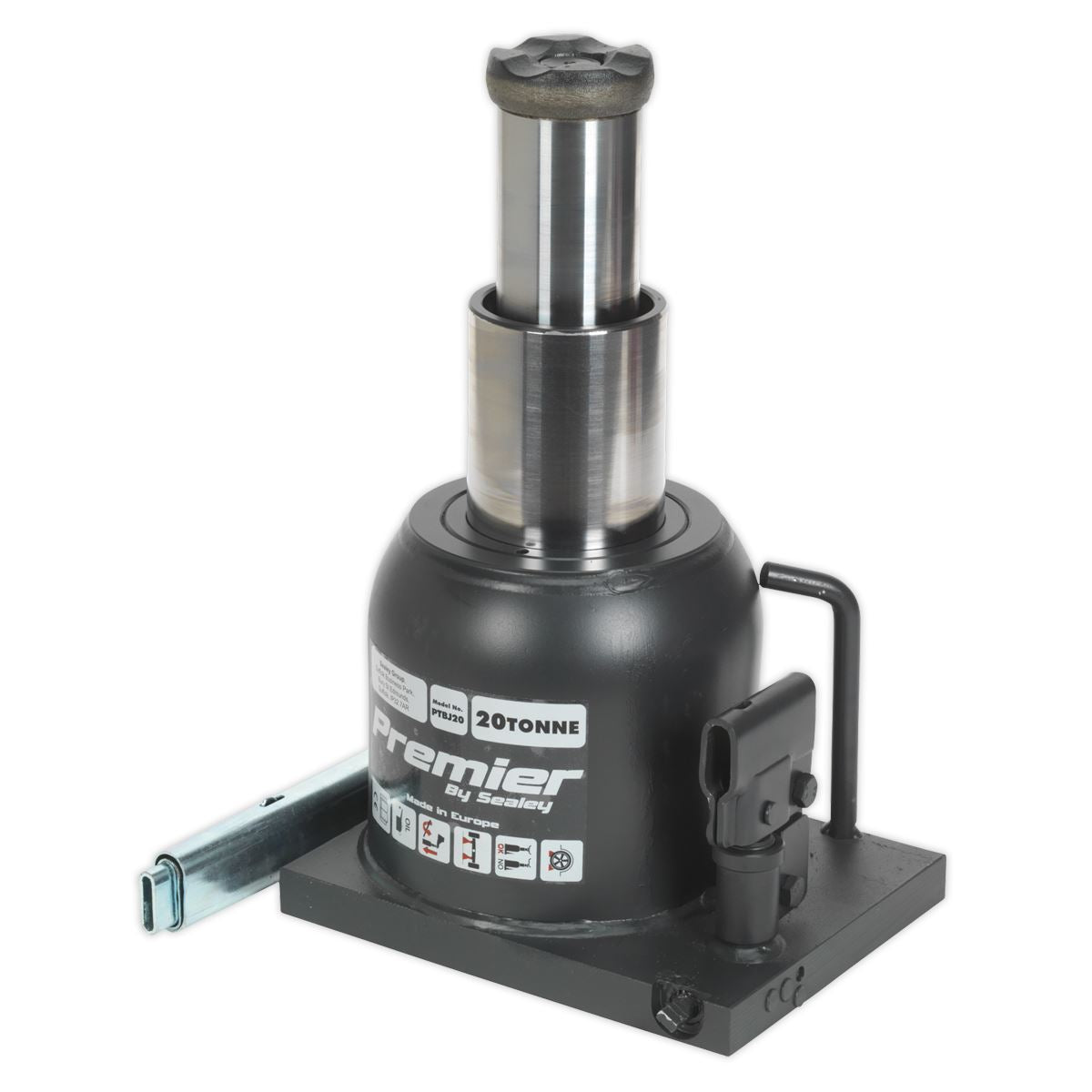 Sealey Premier Telescopic Bottle Jack 20 Tonne PTBJ20
