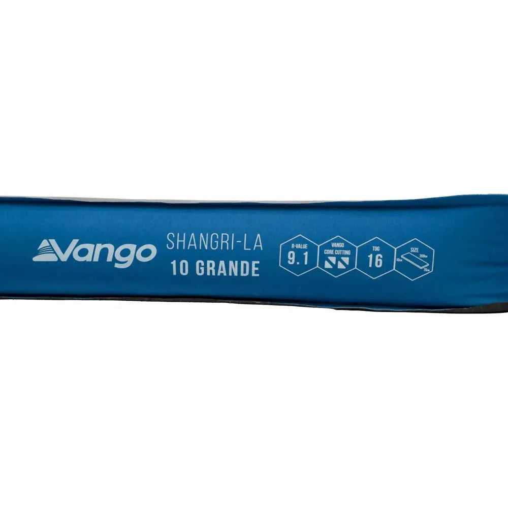 Vango Shangri-La II 10 Grande 10 Grande Cloud Grey / Sky Blue Self Inflating Sleep Mat