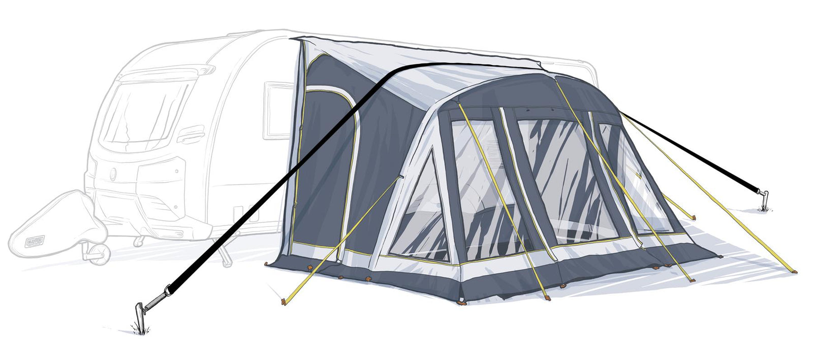 Maypole Universal Caravan Awning Tie Down Kit