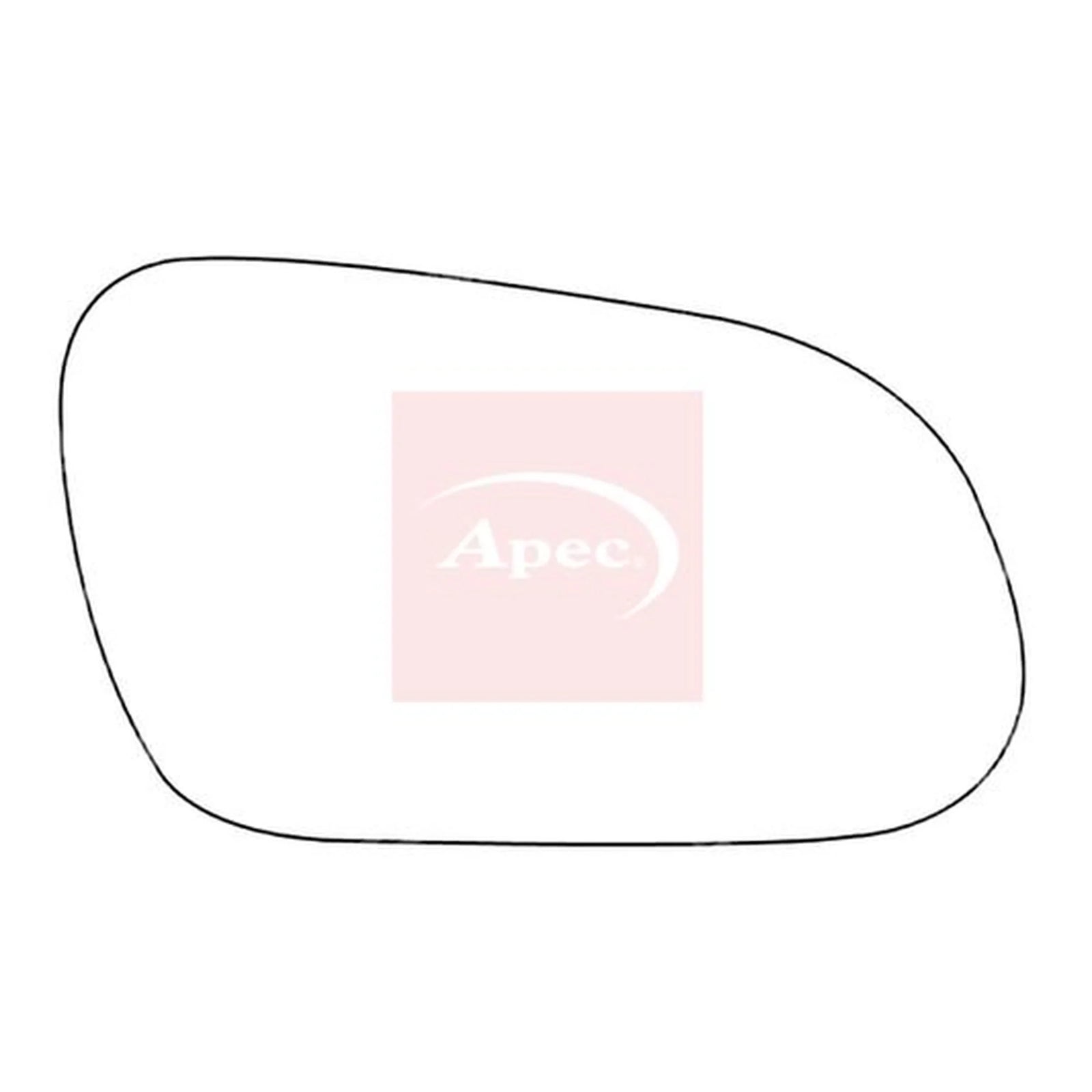 Apec Exterior Wing Mirror Glass Right AMS2684