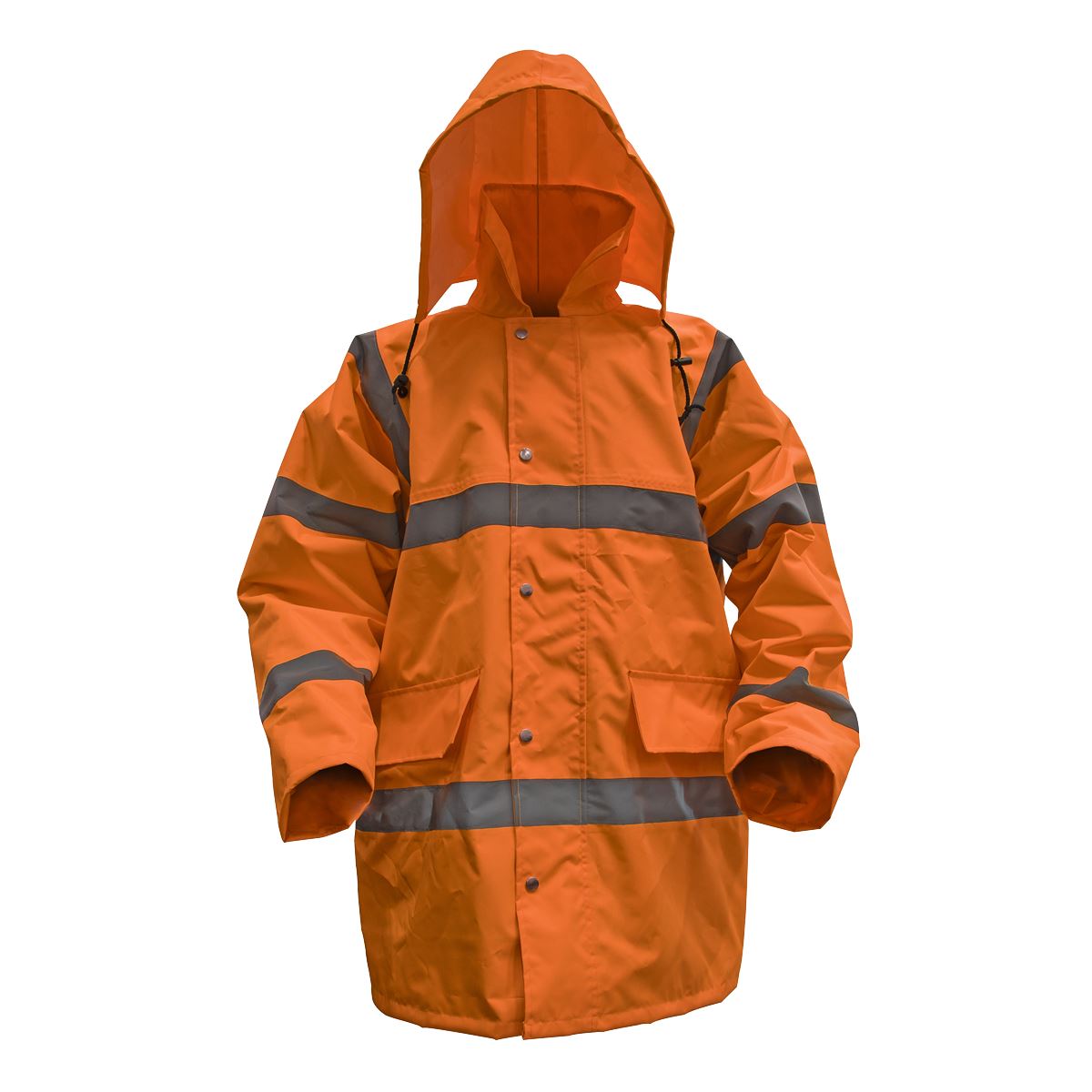 Worksafe Worksafe Hi-Vis Orange Jacket with Quilted Lining - Large 806LO