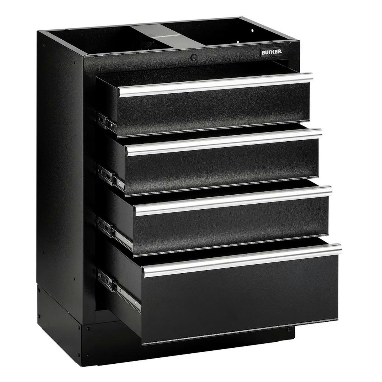 BUNKER Modular Floor Cabinet, 4 Drawer, 680mm - MS400-4BU