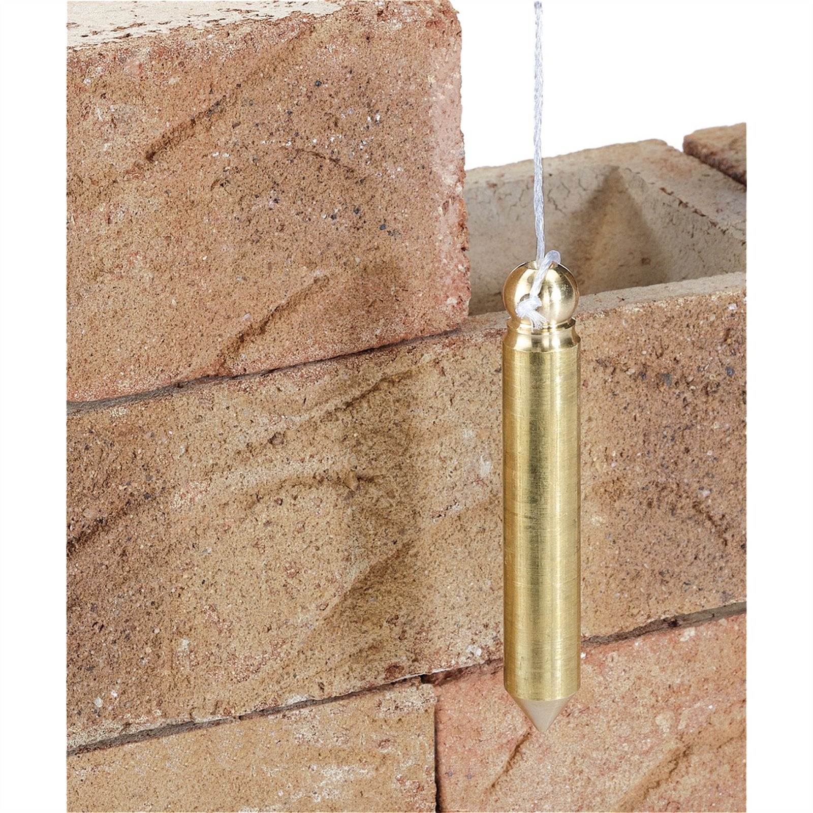 Draper 1x Expert 100G Brass Plumb Bob with 5m Nylon Line Professional Tool 60698