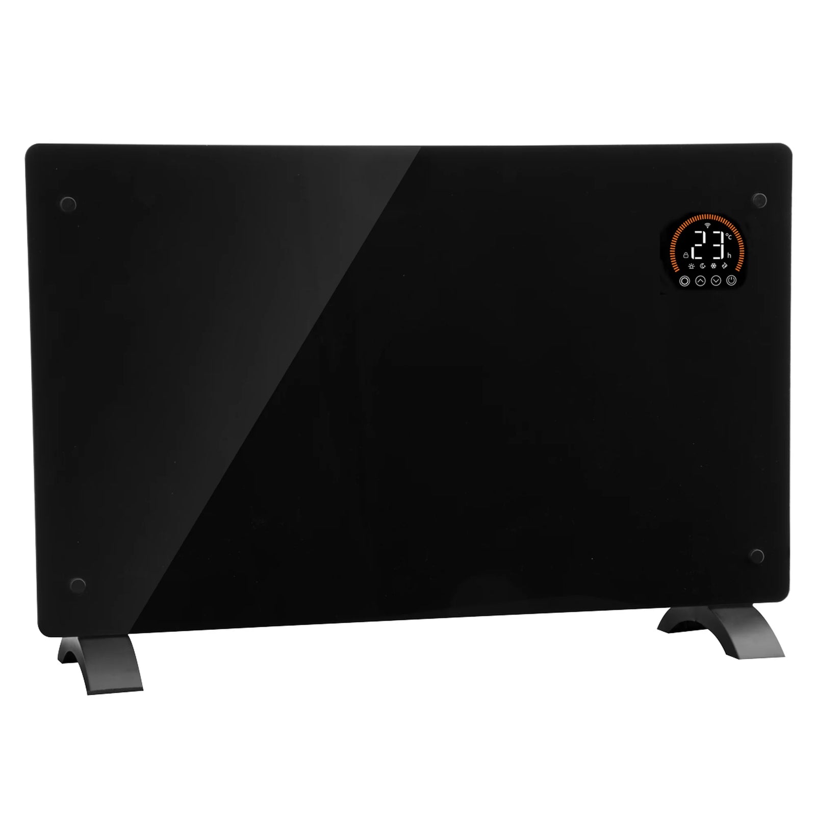 Baridi Electric Glass Panel Heater 2000W Wi-Fi Enabled Black