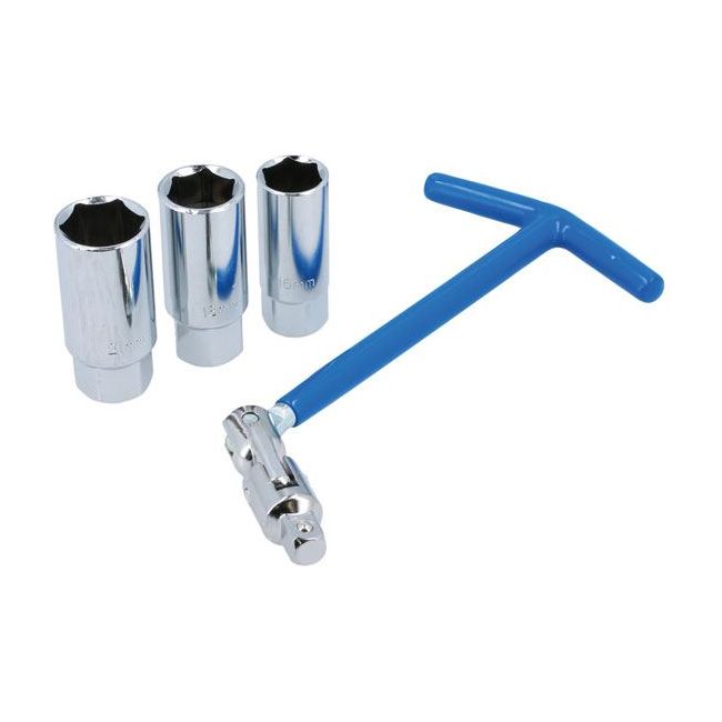Laser T-Handle Spark Plug Socket Set 3/8"D 4pc 8373