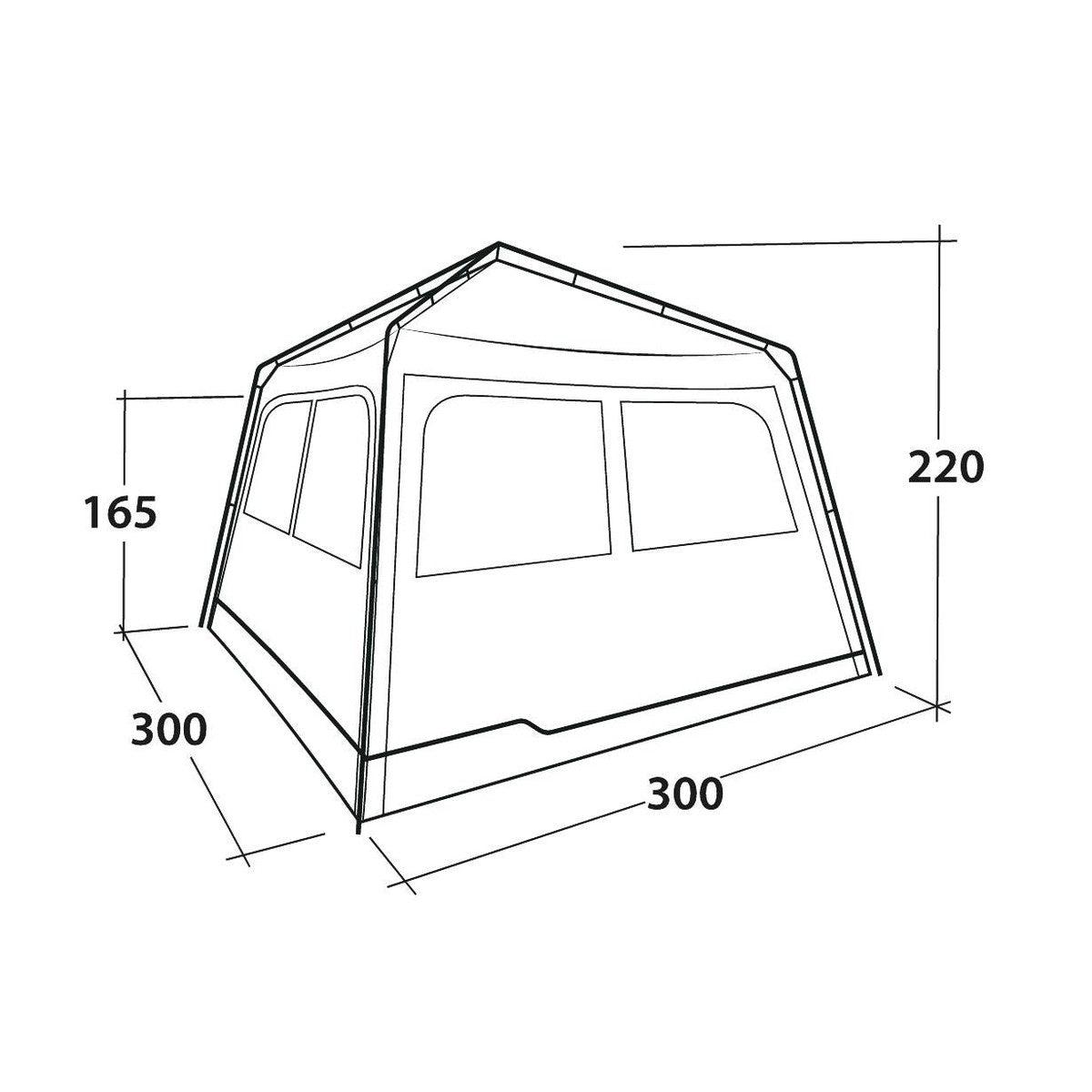 Outwell Fastlane 300 Shelter Event Shelter