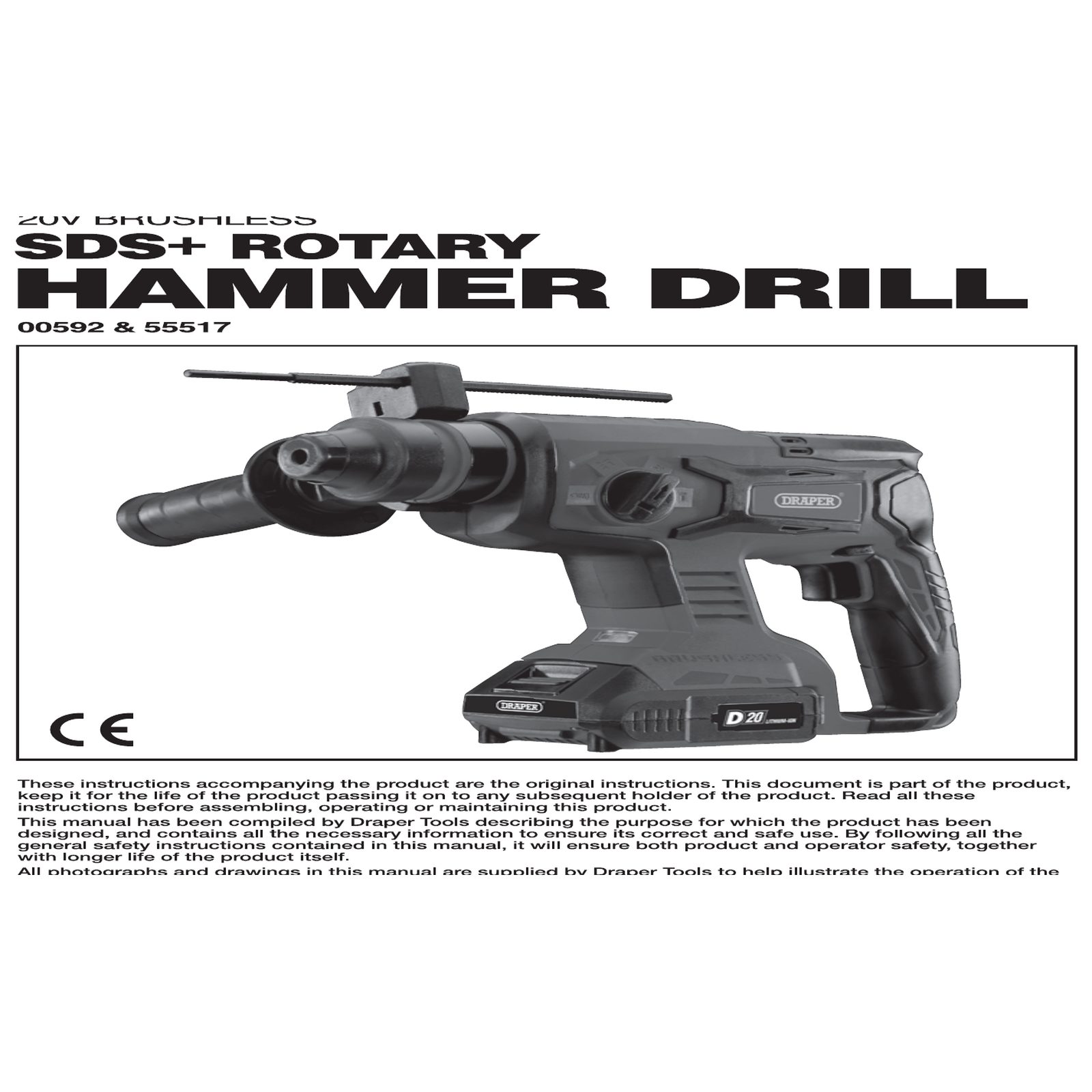 Draper Forward/Reverse Button for Power Tools 97233