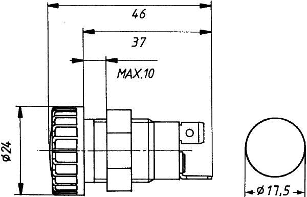 Hella Control Lamp 2AA 008 594-021