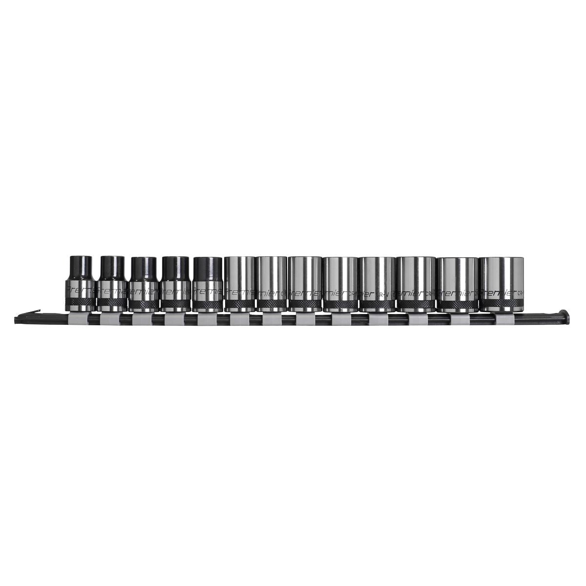 Sealey Socket Set 13pc 1/2"Sq Drive Metric Black Series AK7994