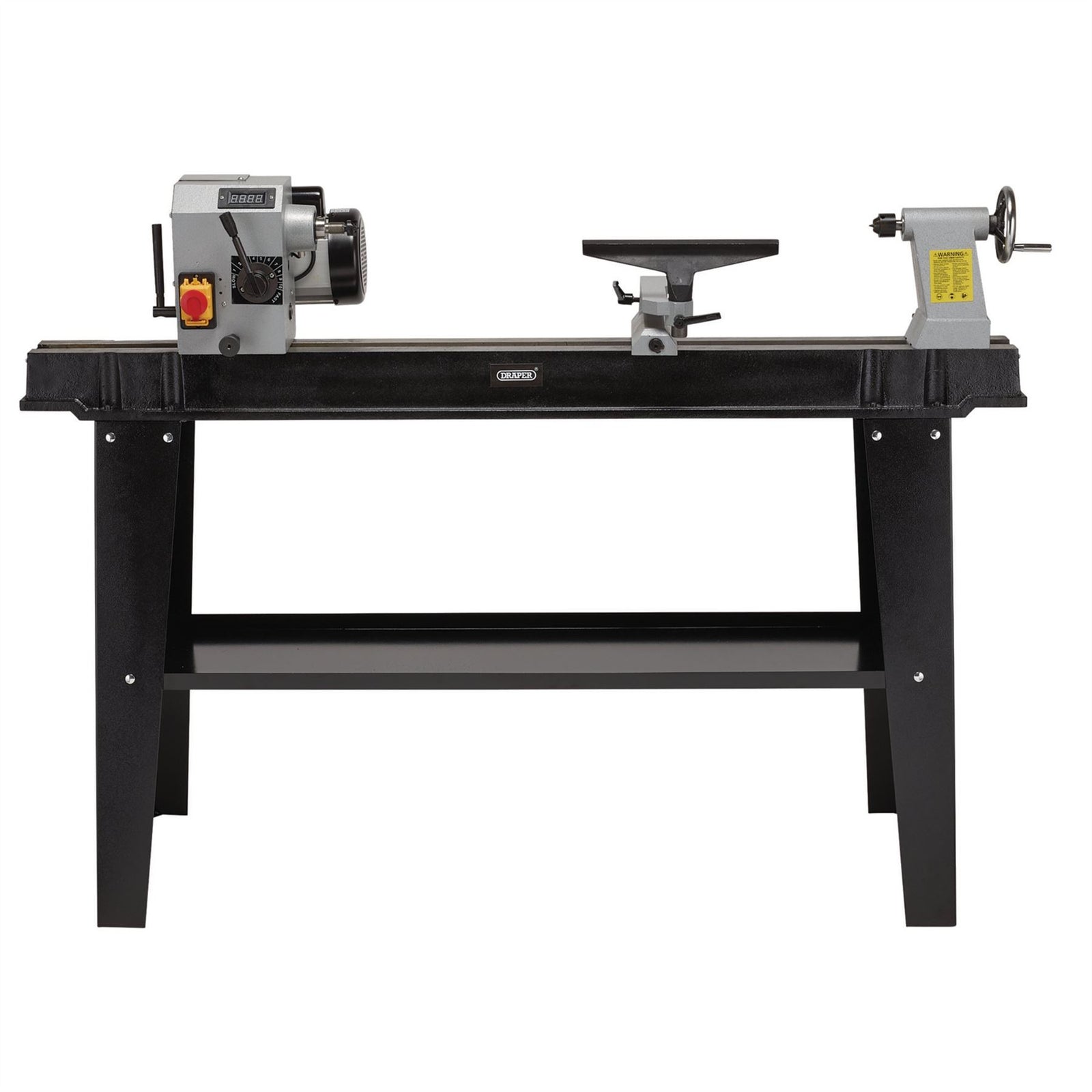 Draper Variable Speed Wood Lathe with Digital Display, 750W 60990