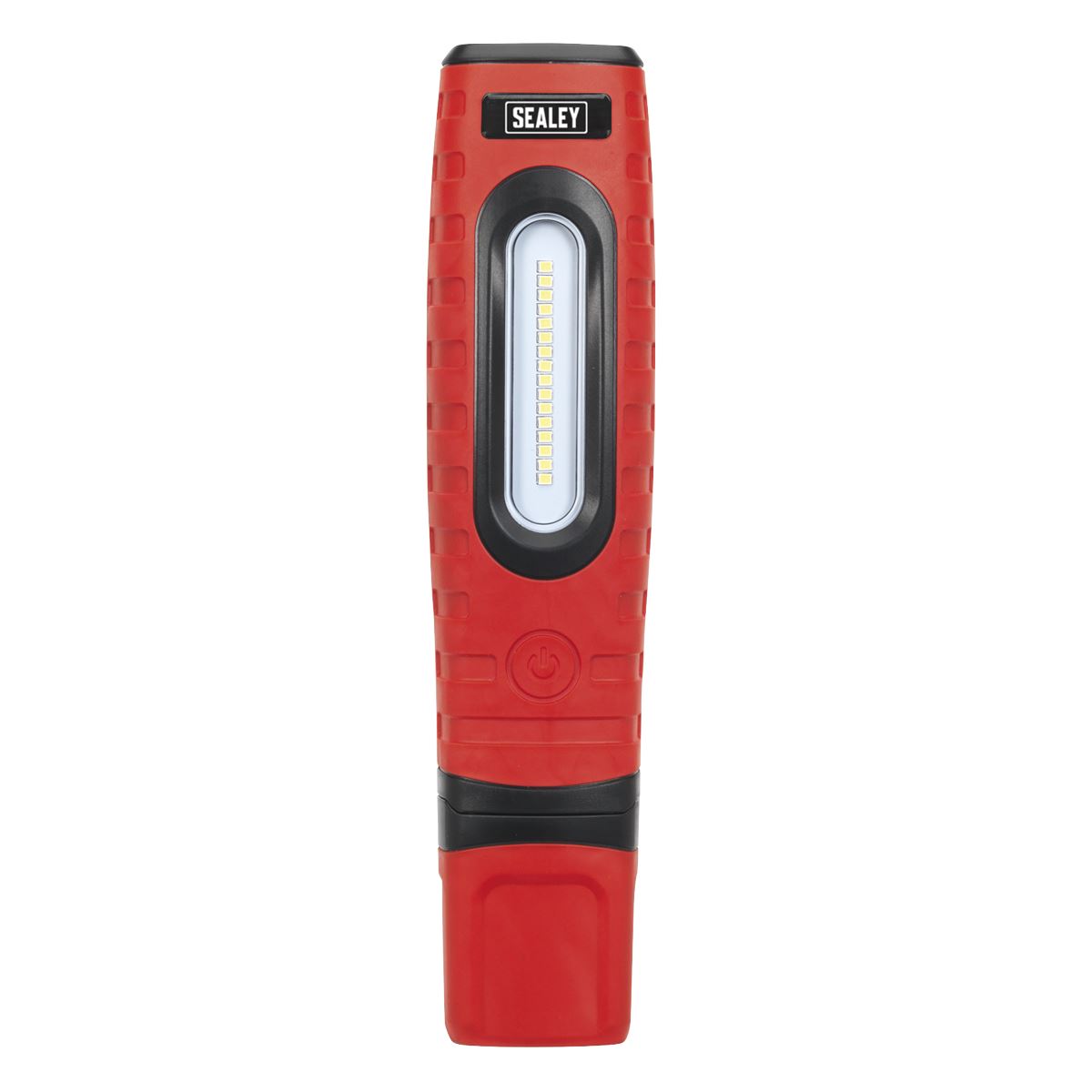 Sealey R/Charge 360 Insp Lamp 16 SMD LED + 3W LED Red 2 x Li-ion LED360PLUSR