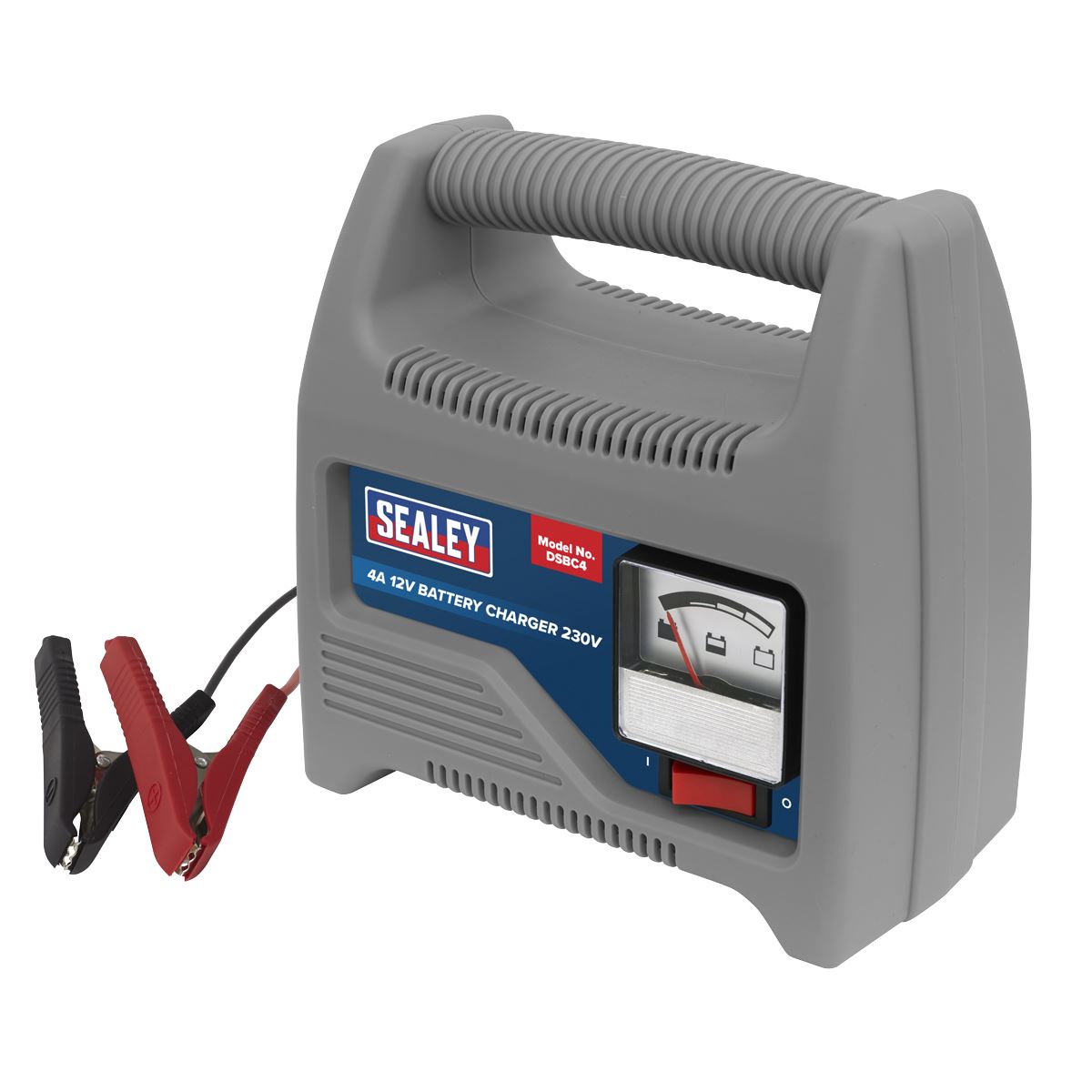 Sealey DSBC4 Battery Charger 12V 4Amp 230V Automatic Car / Bike / Van 12-48Ah