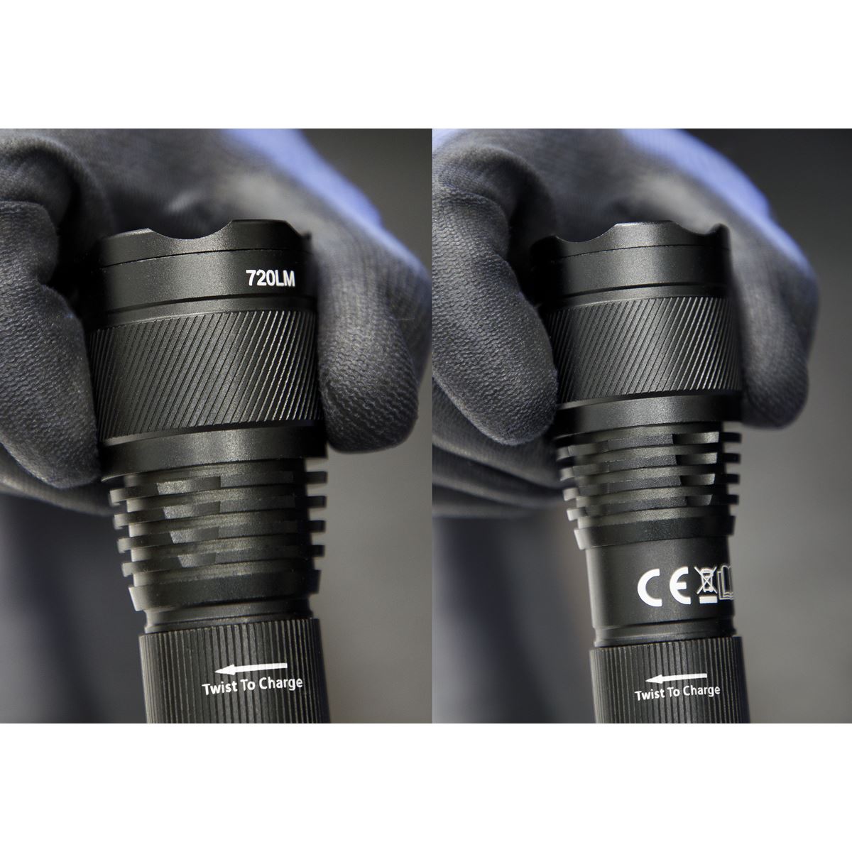Aluminium Torch 10W Cree Xpl Led Adjustable Focus