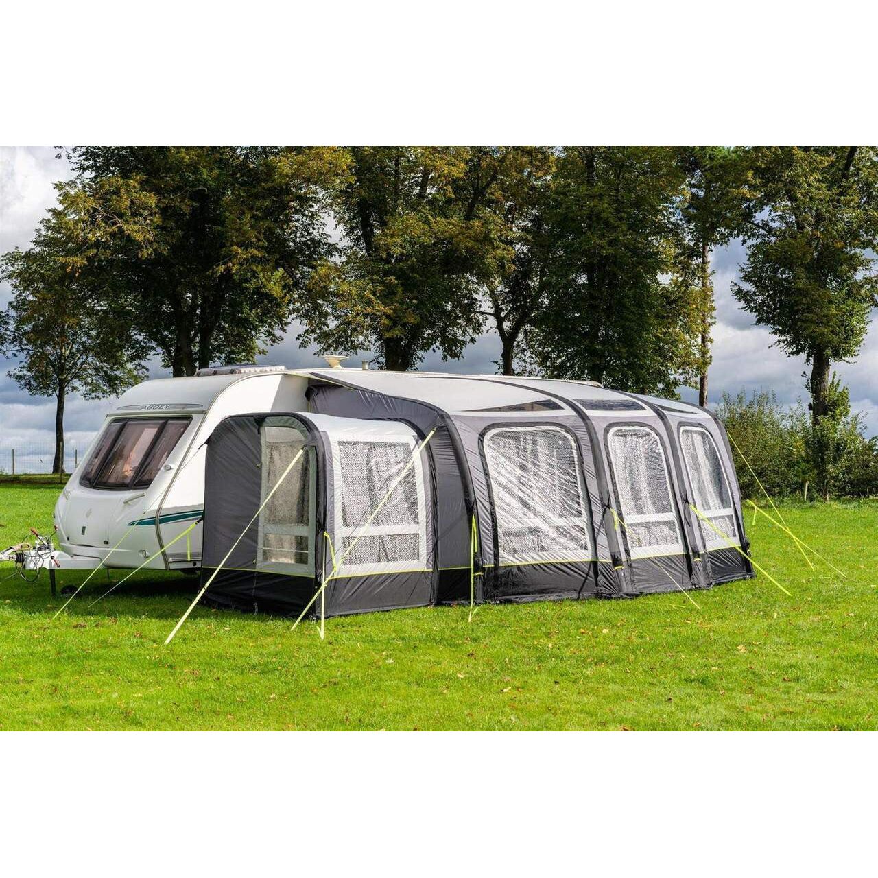 OLPRO View 420 Caravan Inflatable Porch Awning With Porch Extension