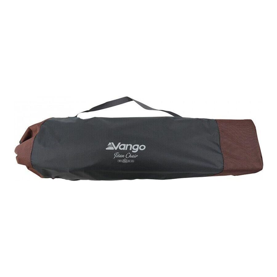 Vango Titan 2 Oversized Chair Large Padded Camping Chair Brick Dust