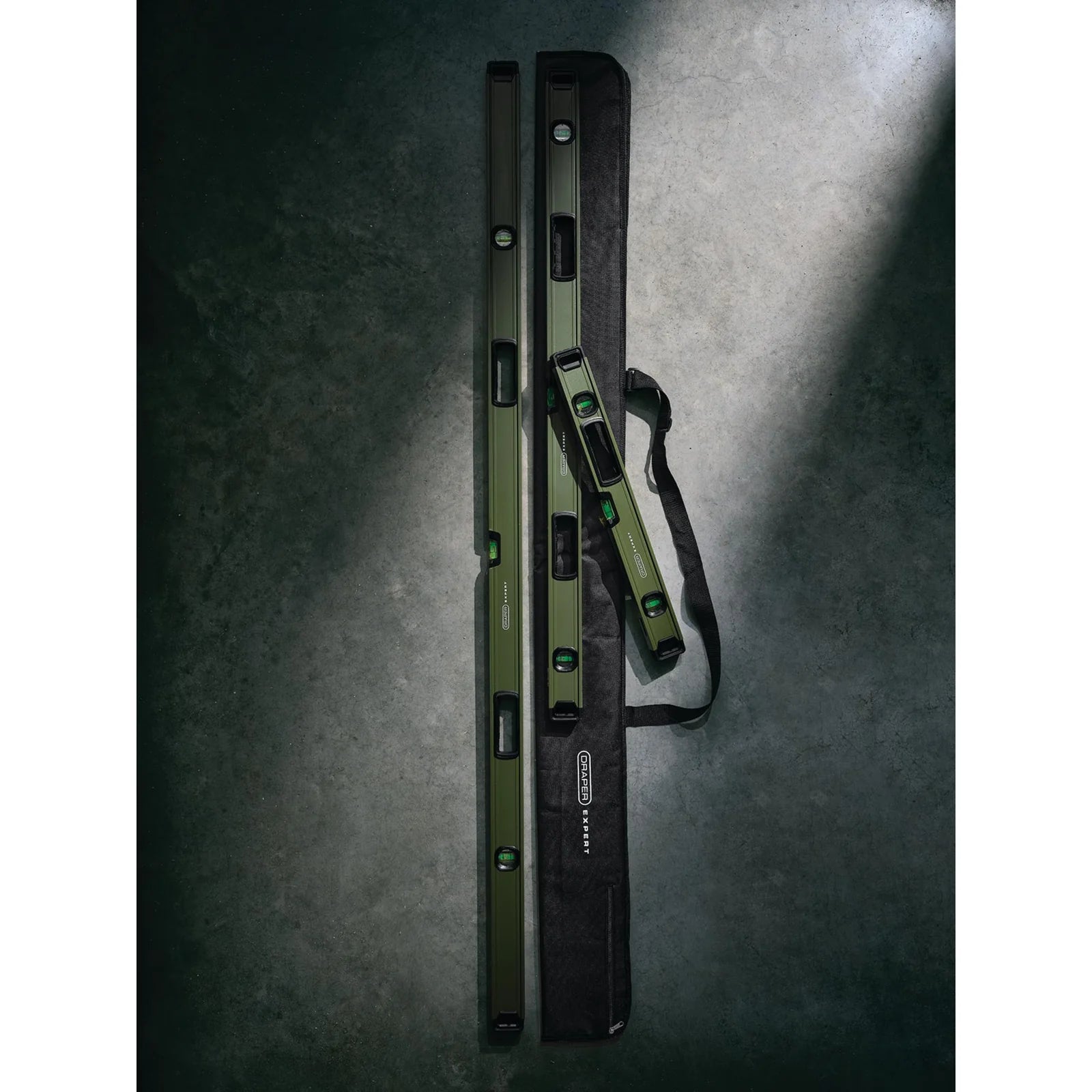 Draper Expert Box Spirit Level with Handle Set (3 Piece) - EBSLS1H