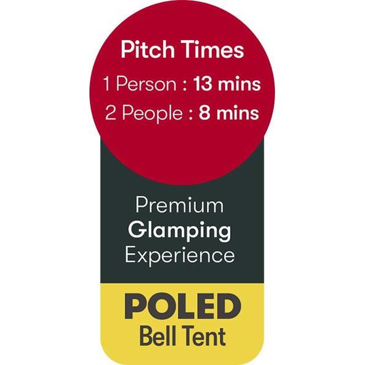Signature Glamping Classic Bell Tent 7 Berth