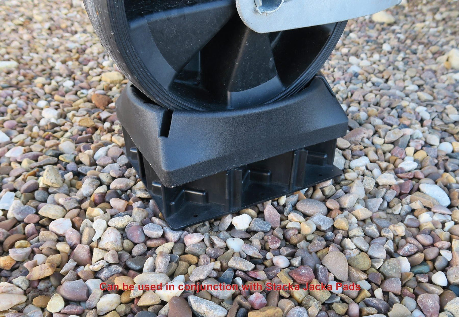 Milenco Jockey Pocket – Caravan Jockey Wheel Support for Soft Ground (Use with Stacka Levels)