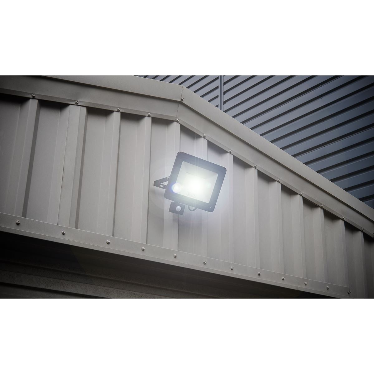 Sealey Extra Slim Floodlight with PIR Sensor 100W SMD LED
