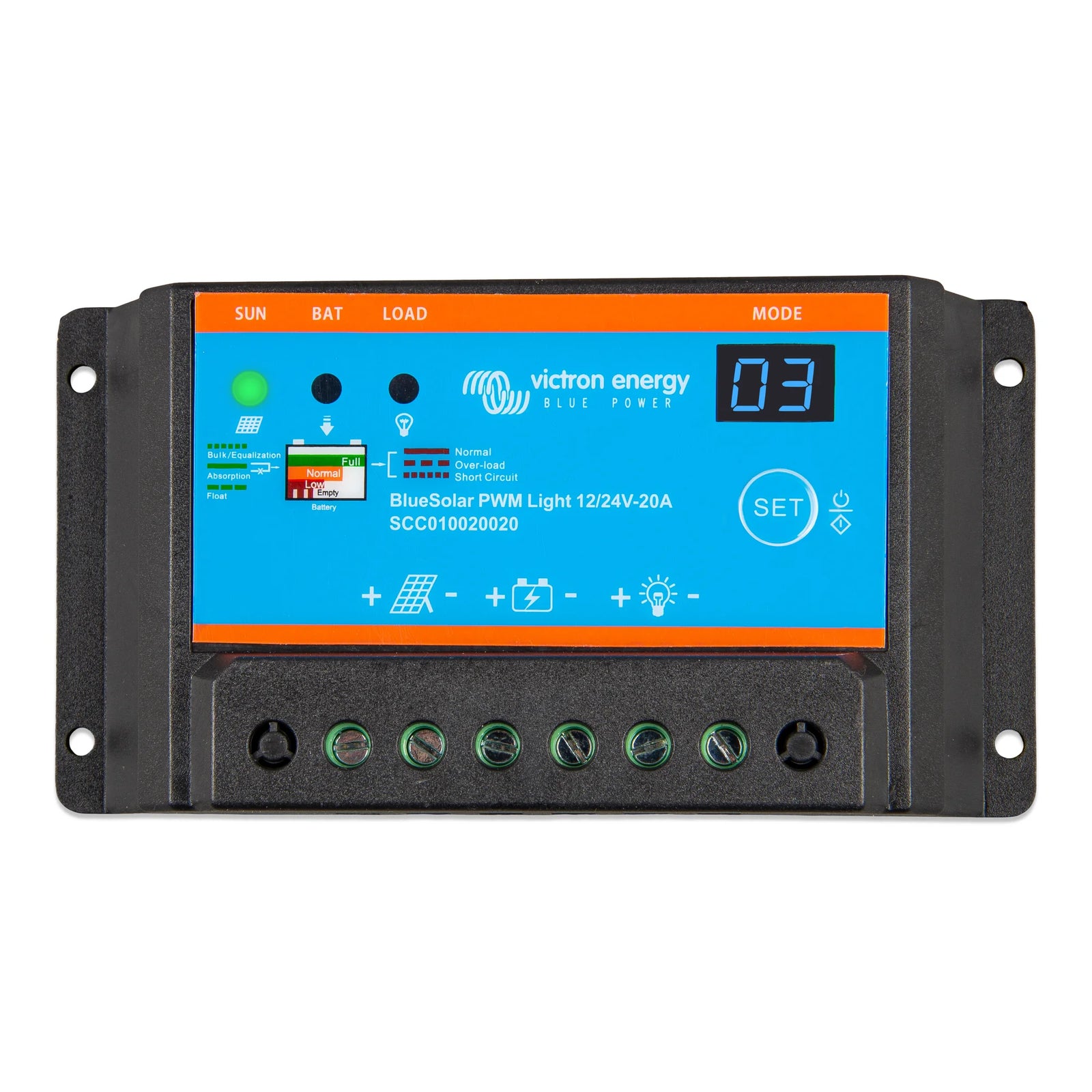 Victron BlueSolar PWM-Light Charge Controller 12/24V 20A