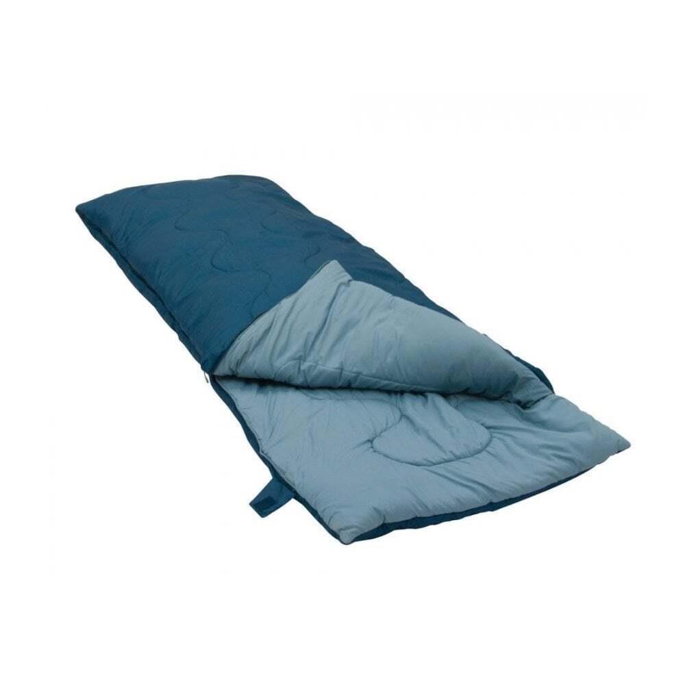 Vango Evolve Superwarm Single Sleeping Bag Moroccan Blue Camping 8 Tog