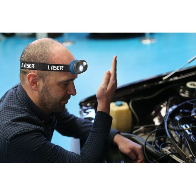 Laser Motion Sensor Headlight / Work Light - Rechargeable 8409