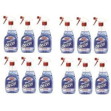 12x CarPlan Blue Star De Icer De-Icer Trigger Spray Winter Car 500ml