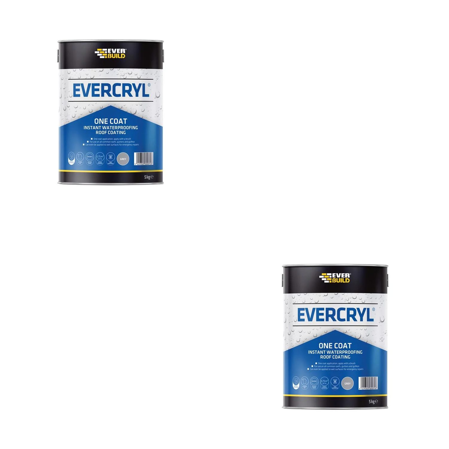 Everbuild Sika Evercryl® One Coat Grey 5kg - 851569