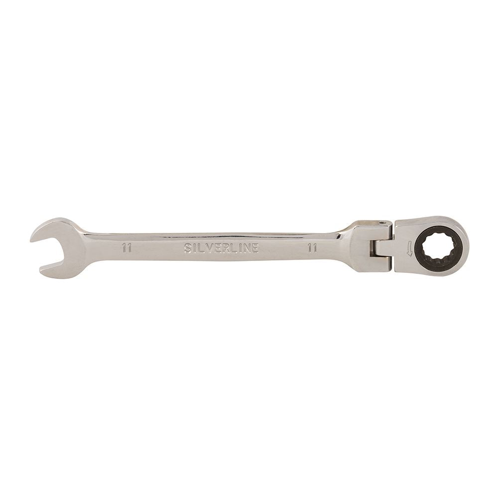 Silverline Flexible Head Ratchet Spanner 11mm