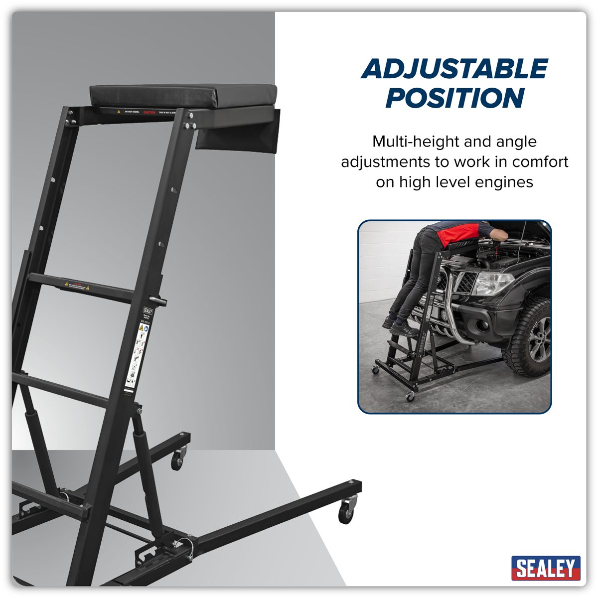 Sealey Topside Engine Bay Creeper SCRT01 150kg Capacity