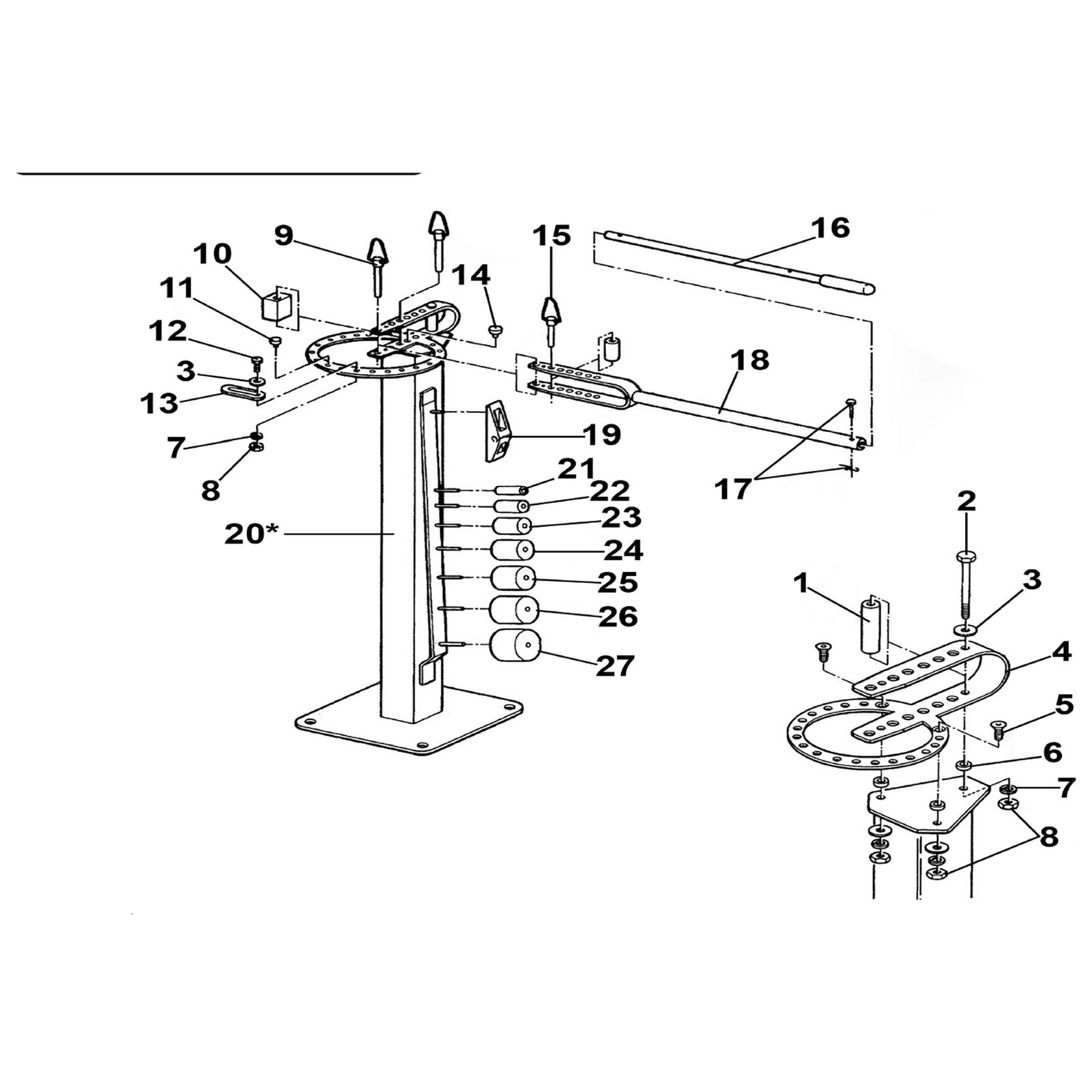 Sealey Stop block PBF04.V2-10