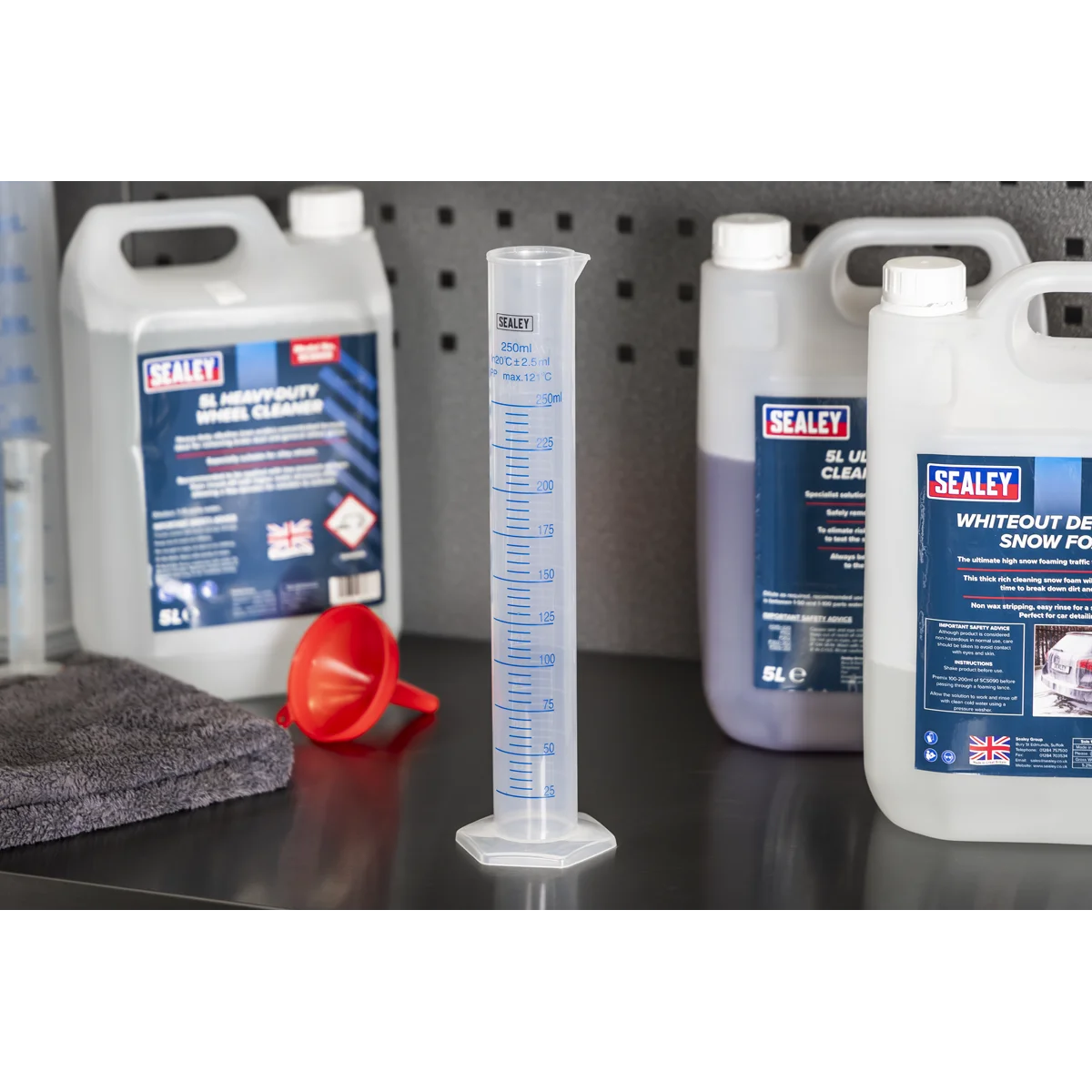 Sealey Graduated Measuring Cylinder Set 5 Piece