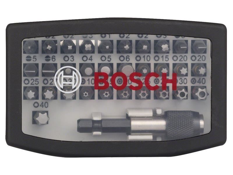 Bosch Powertool Accessories Professional Extra Hard Screwdriver Set, 32 Piece