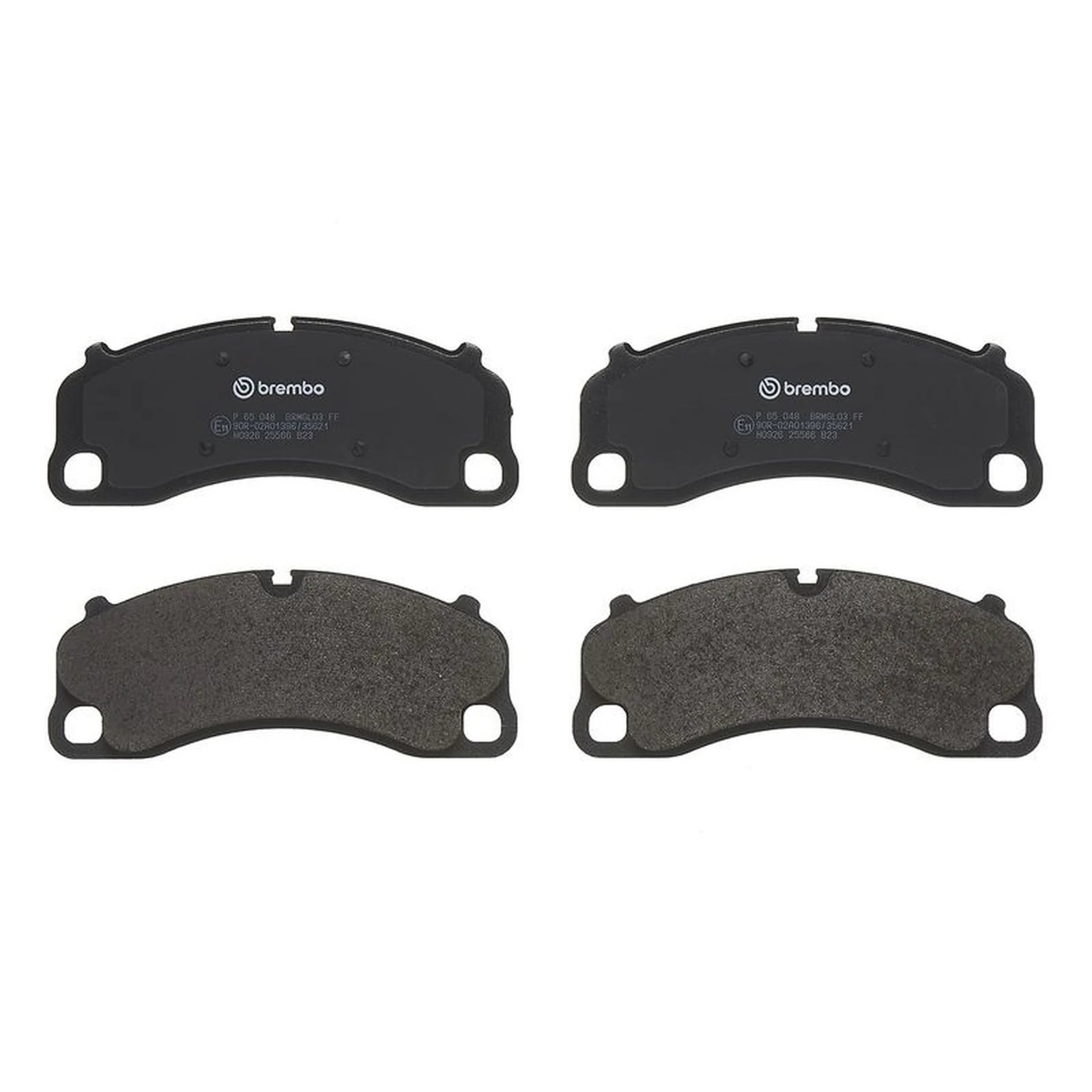 Brembo 4 x Front Brake Pad Set fits Porsche 718 Boxster 2017 on 2.5
