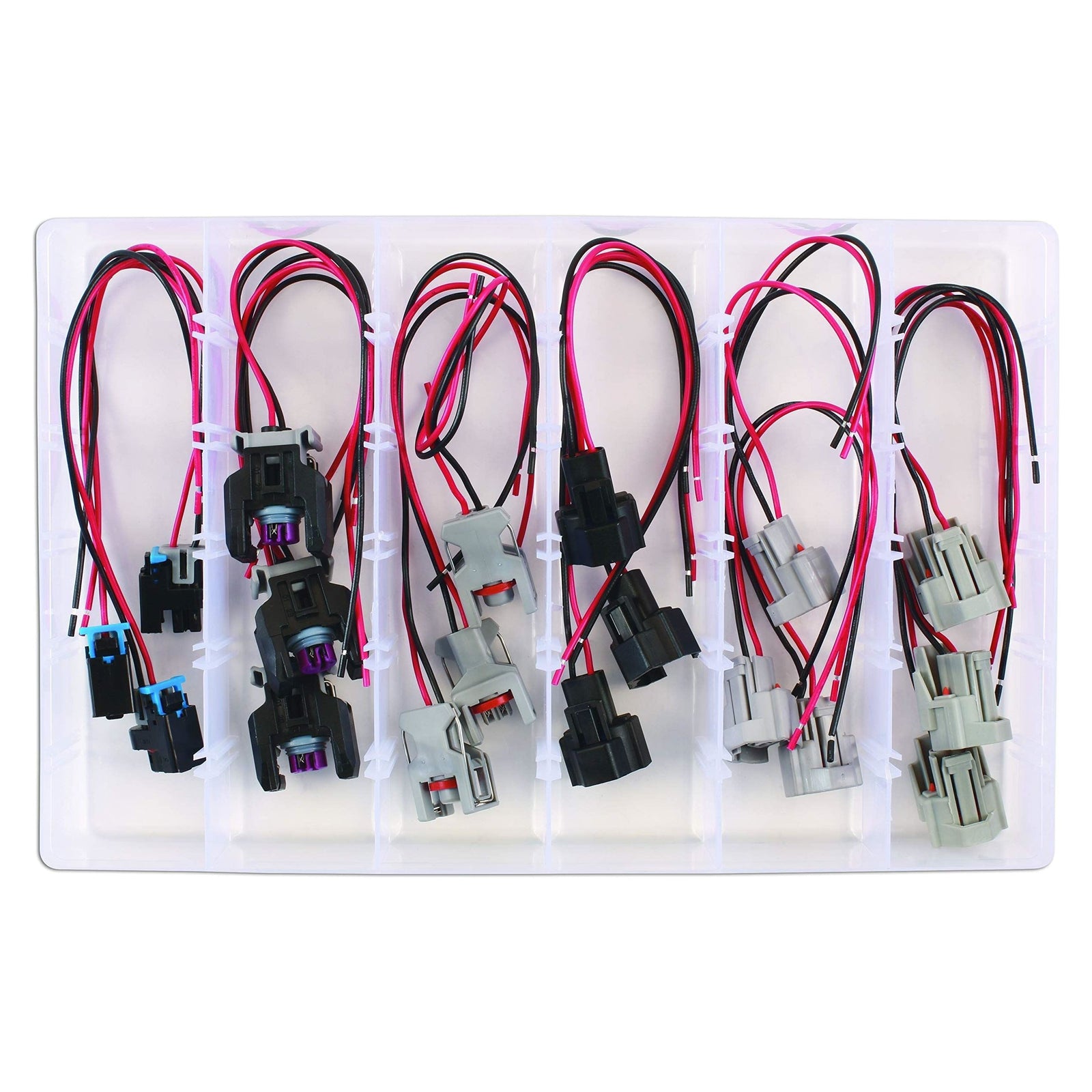 Connect Assorted Delphi & Denso Injector Connector Kit 18pc 37549