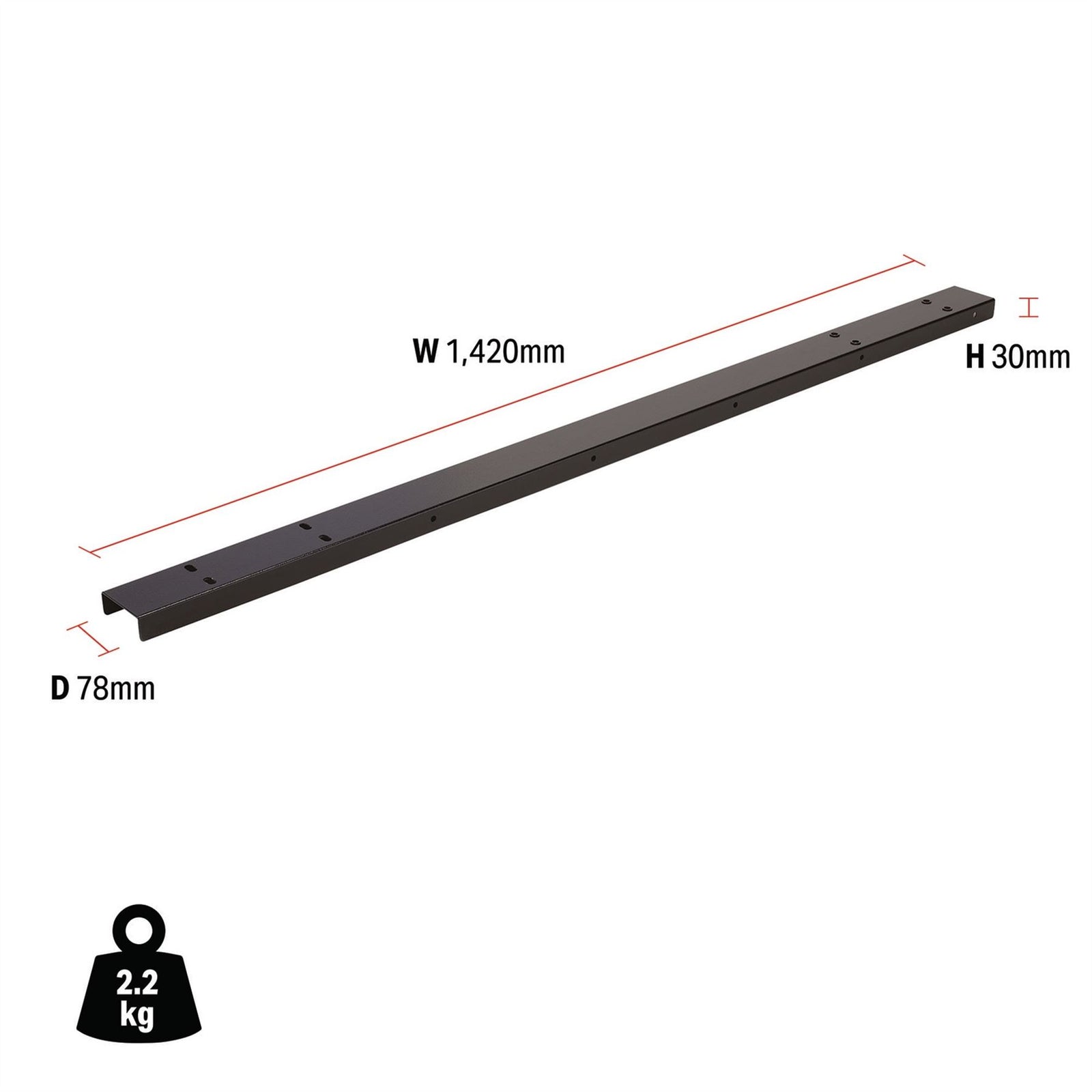 Draper BUNKER Modular Side Wall Double Bracket 33198