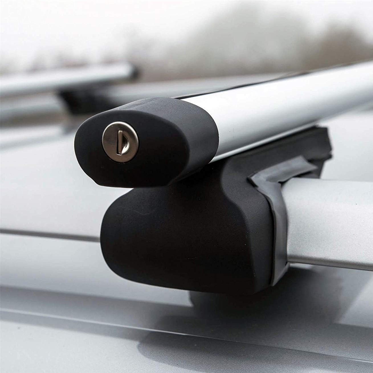 Summit Value Aluminium Roof Bars fits Volvo V70  2007-2016  Estate 5-dr with Raised Rails