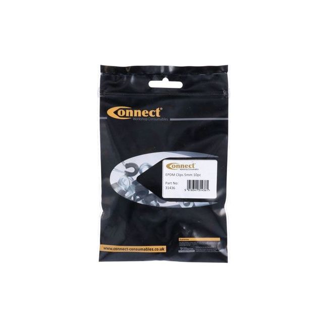 Connect Rubber Lined P Clips 5mm 10pc 31436