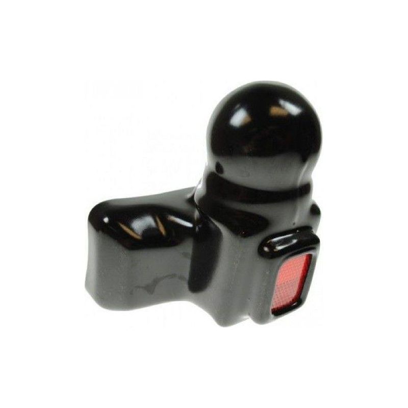 Towball Black Standard 50mm Heavy Duty E Approved Hitch Head Tow 90mm Fixings