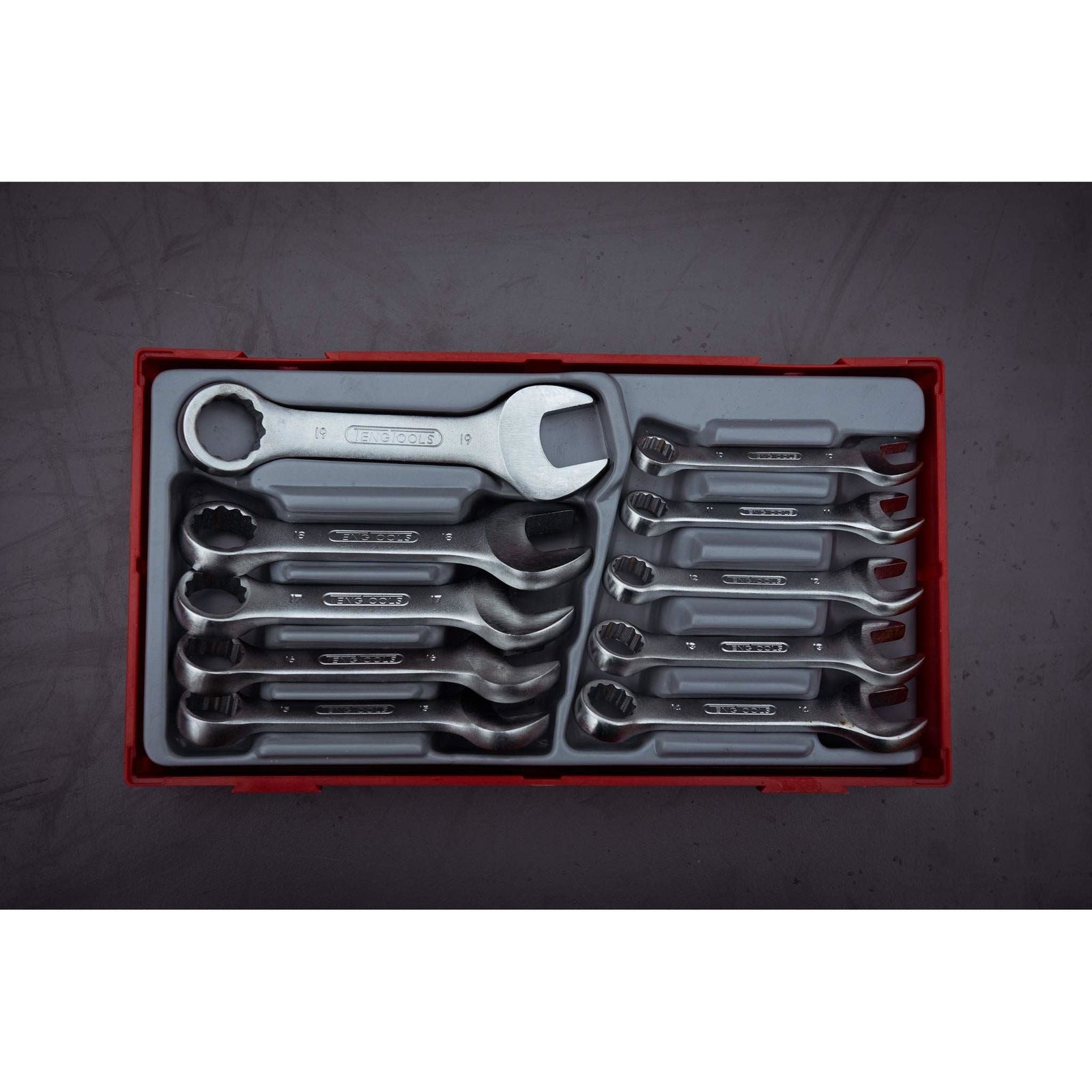 Teng Tools Stubby Combination Spanner Set TT1 10 Pieces