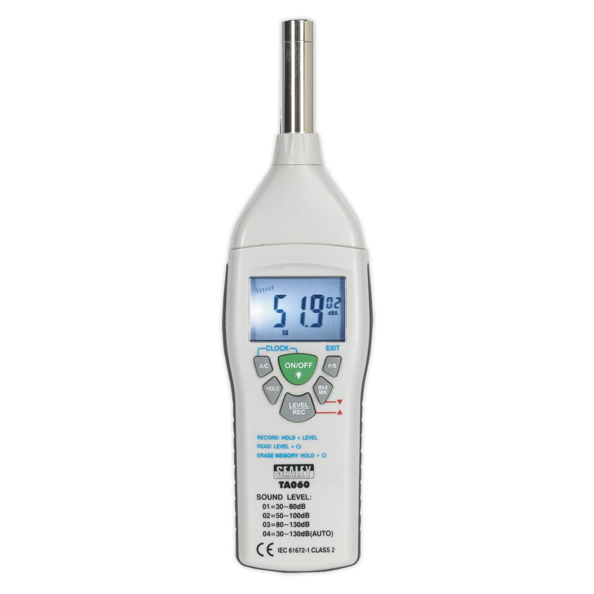 Sealey Sound Level Meter TA060