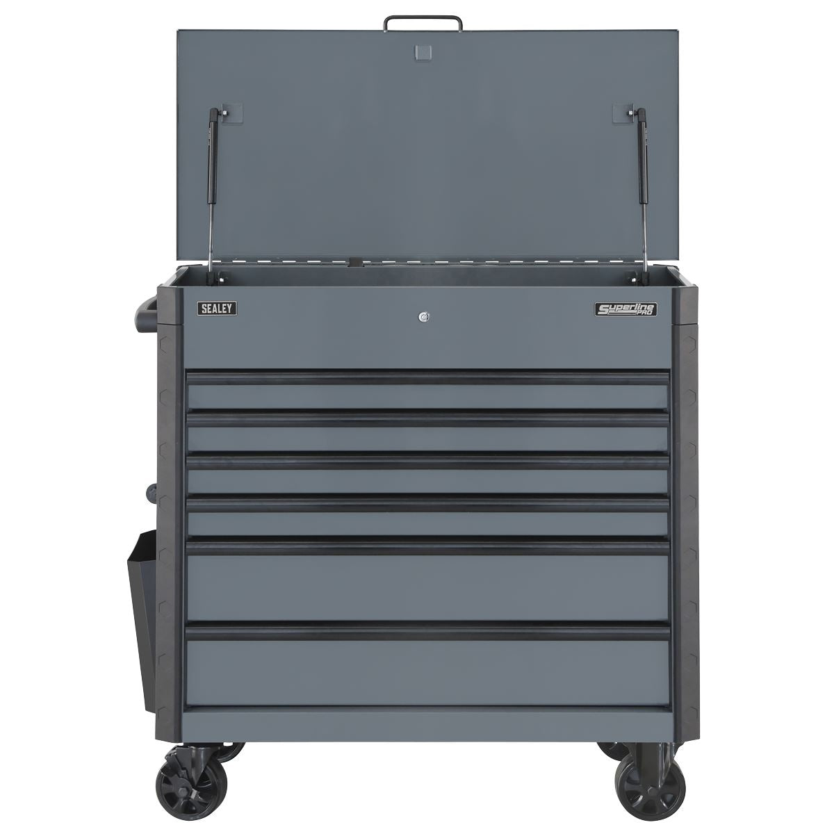 Superline Pro Tool Trolley 6 Drawer - Grey AP366G