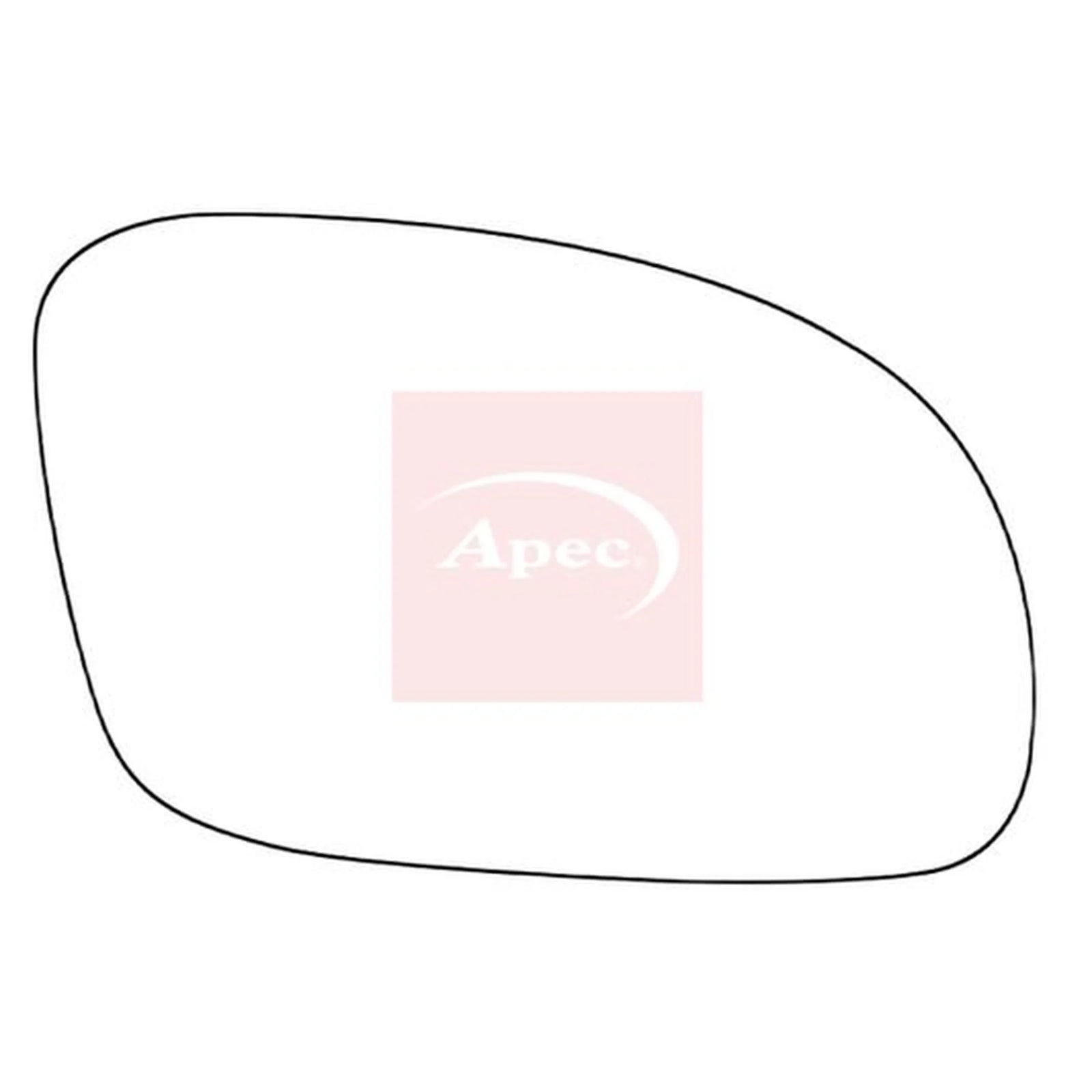 Apec Exterior Wing Mirror Glass Right AMS2050