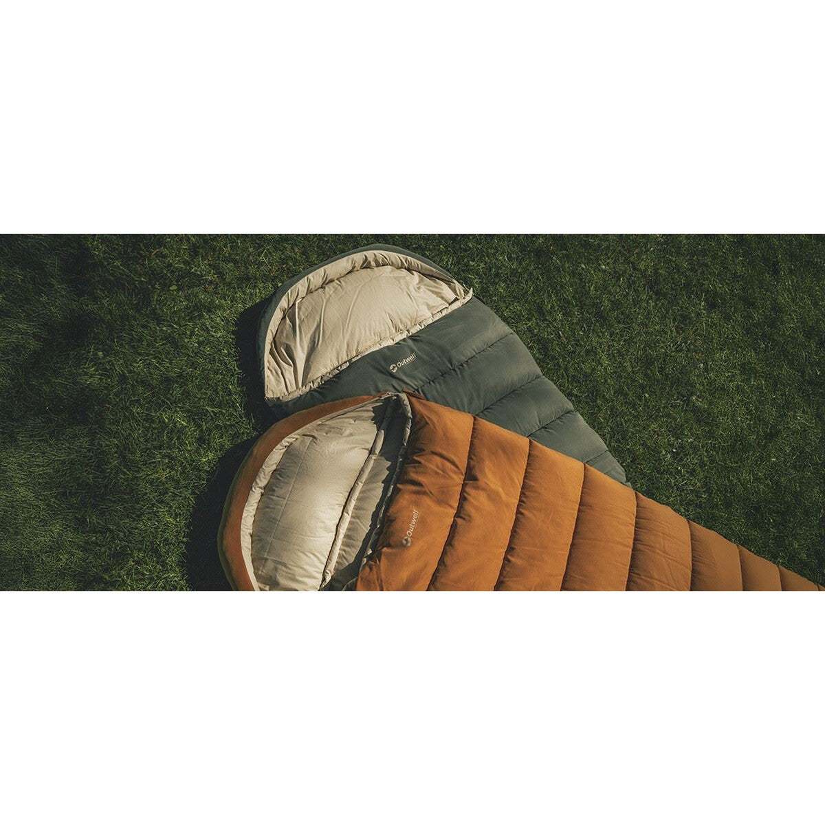 Outwell Constellation Lux Green Single Sleeping Bag 3-4 Season