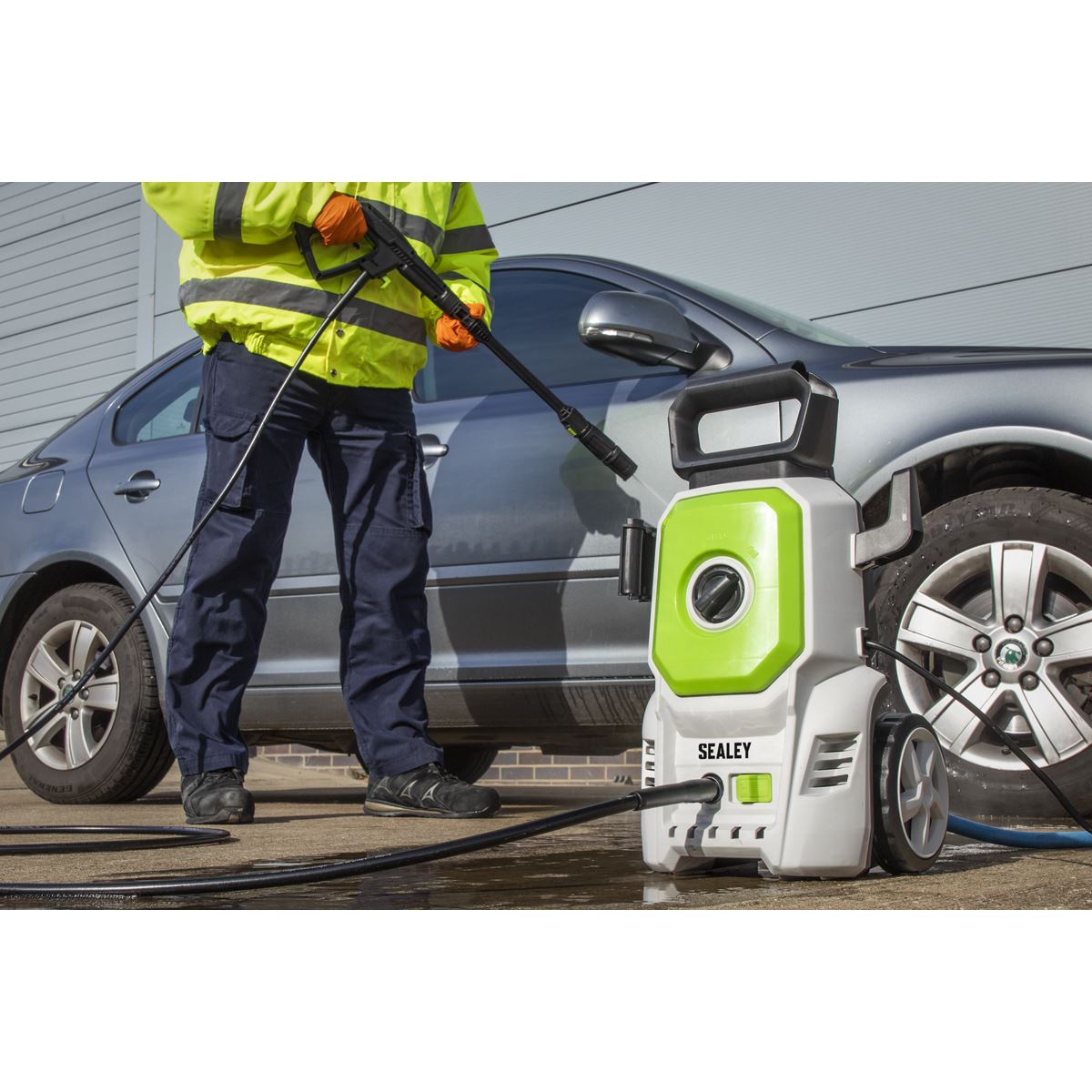 Sealey Pressure Washer with Snow Foam 100bar 390L/hr PW1610COMBO