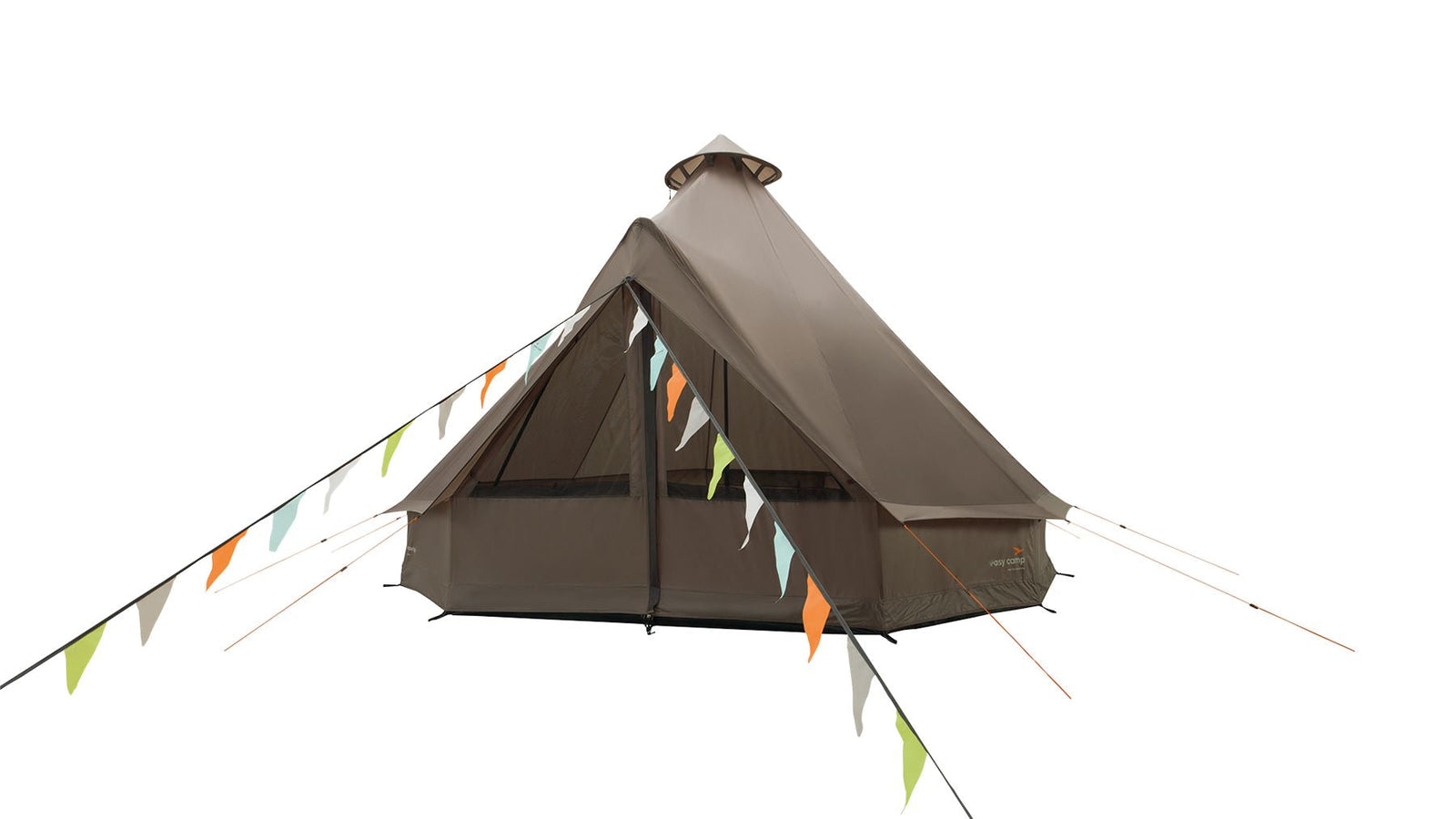 Easy Camp Vaulen Tipi Tent Dark Sand 7 Person