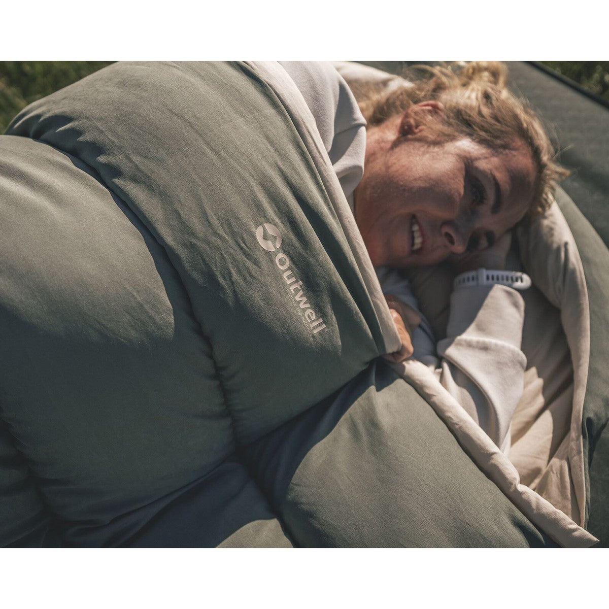 Outwell Constellation Lux Green Single Sleeping Bag 3-4 Season