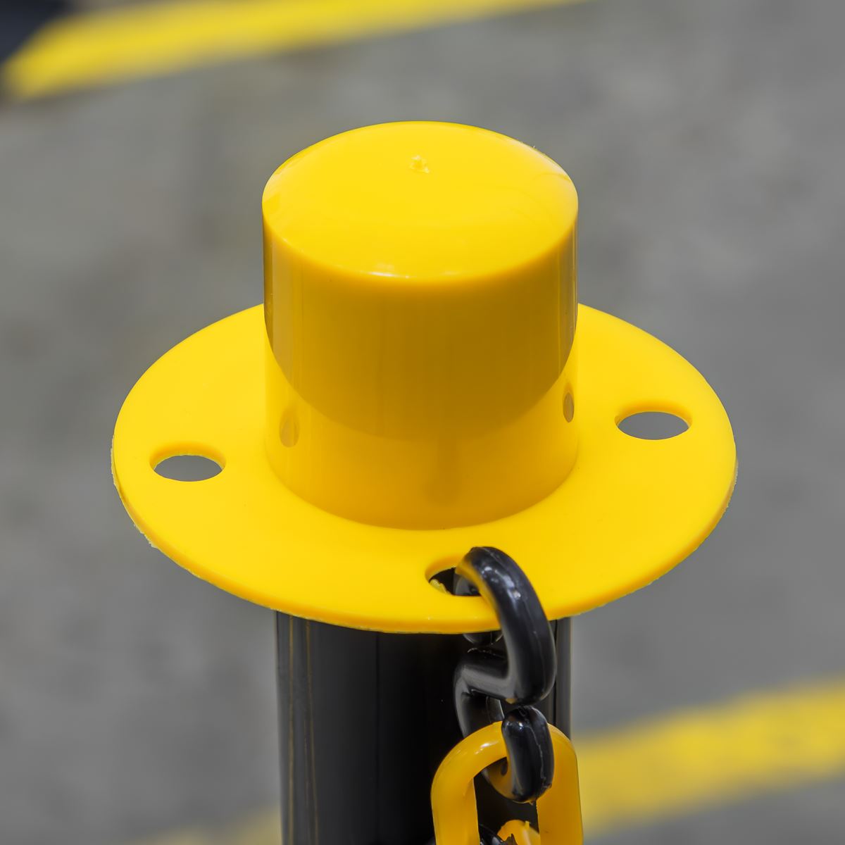 Sealey Post with Base - Black/Yellow BYPB01